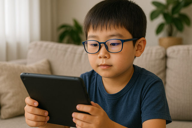 こどもの眼鏡、